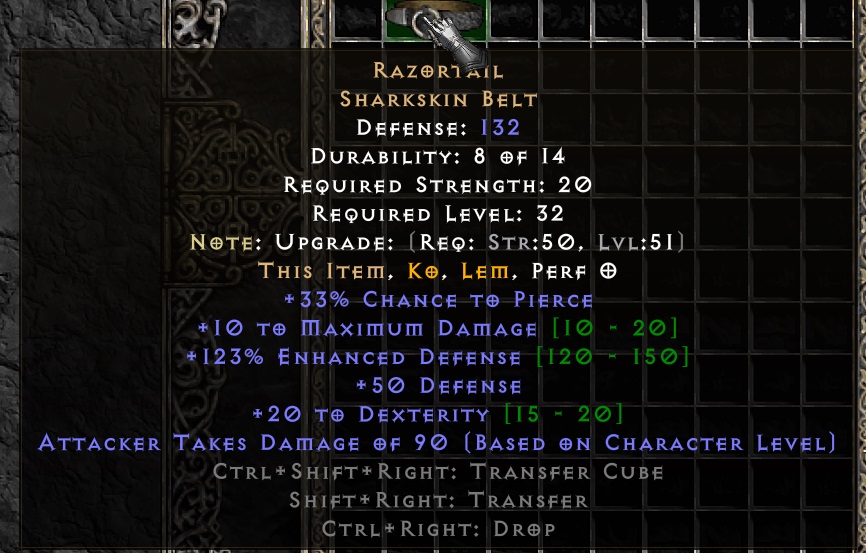 Pd2 Rune Values Buy RAZORTAIL (CLEAN) ** SEASON 12 in PROJECT DIABLO 2 Items - Offer ...