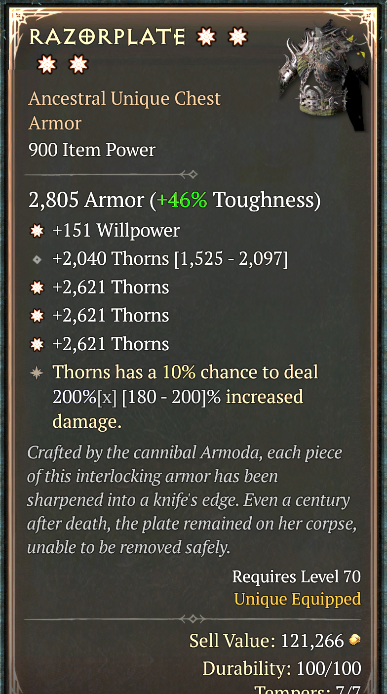 Buy S13 ⭐ Diablo 4⭐ 4GA RAZORP in DIABLO 4 Items - Offer #2612867668