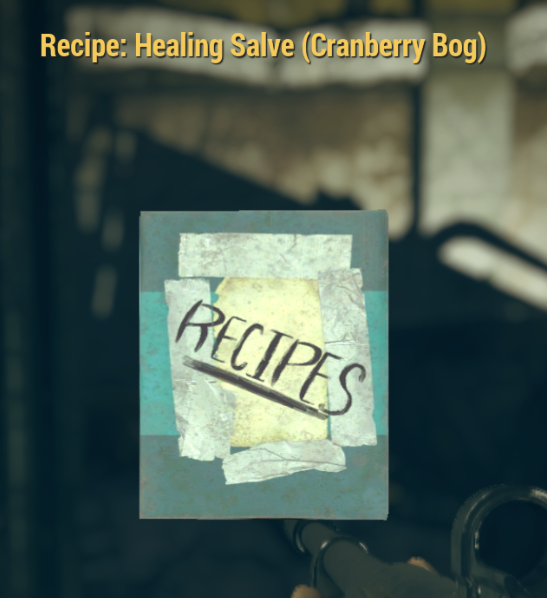 Buy Recipe Healing salve (Cranber in FALLOUT 76 Items Offer 2323787750