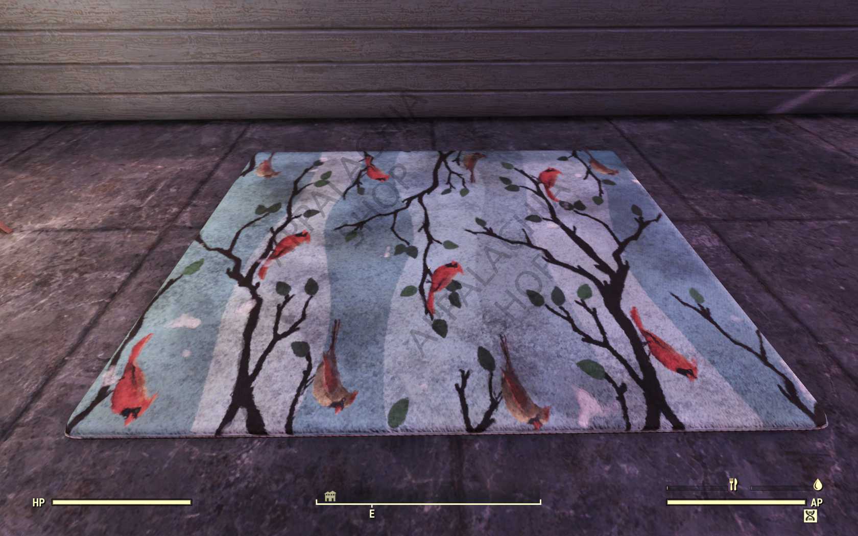 Wv State Rug Fallo Buy Plan WV State Bird Rug [Treasu in FALLOUT 76 Items - Offer #244433502