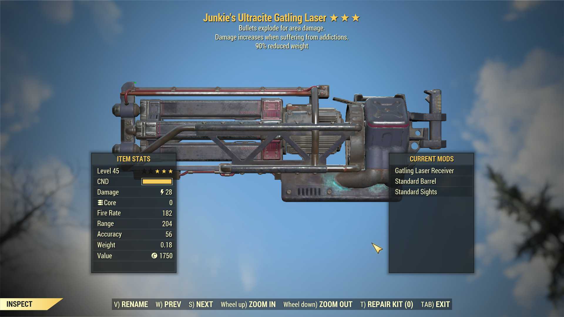 Buy [LEGACY] Junkie's Explosive Ul in FALLOUT 76 Items - Offer #251771782