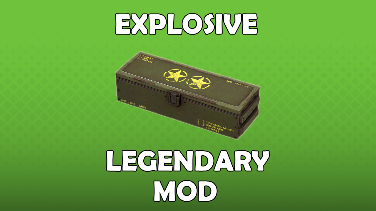 Buy [XBOX] Explosive Legendary Mod in FALLOUT 76 Items - Offer #2614257626