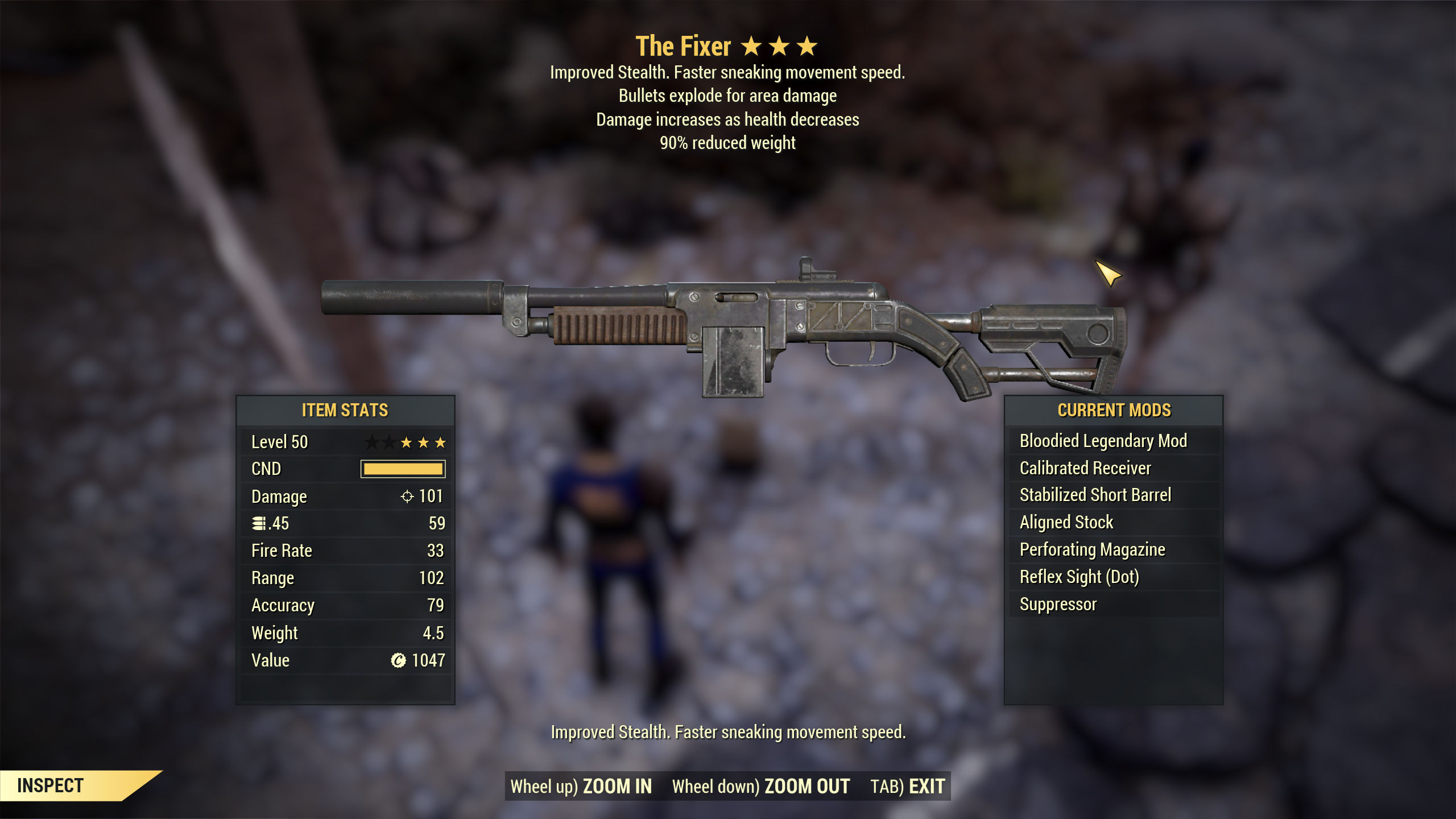 Buy Bloodied Explosive The Fixer In FALLOUT 76 Items Offer 234751961 my-take-on-the-age-gap-discussion-r-prequelmemes-prequel-memes