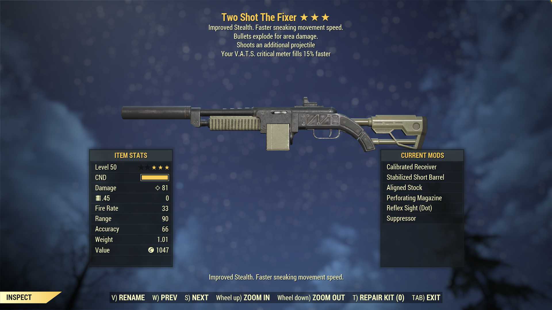 Buy Two Shot Explosive The Fixer ( in FALLOUT 76 Items - Offer #2328670420