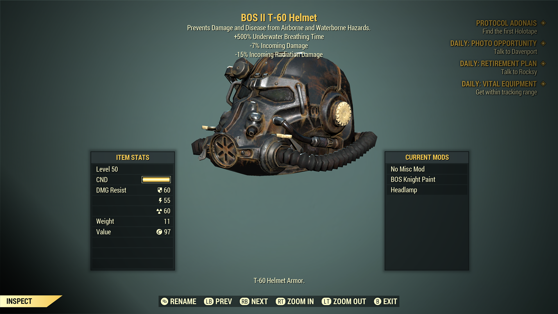 Buy [XBOX] Bolstering T60 Power A in FALLOUT 76 Items Offer 2327699758
