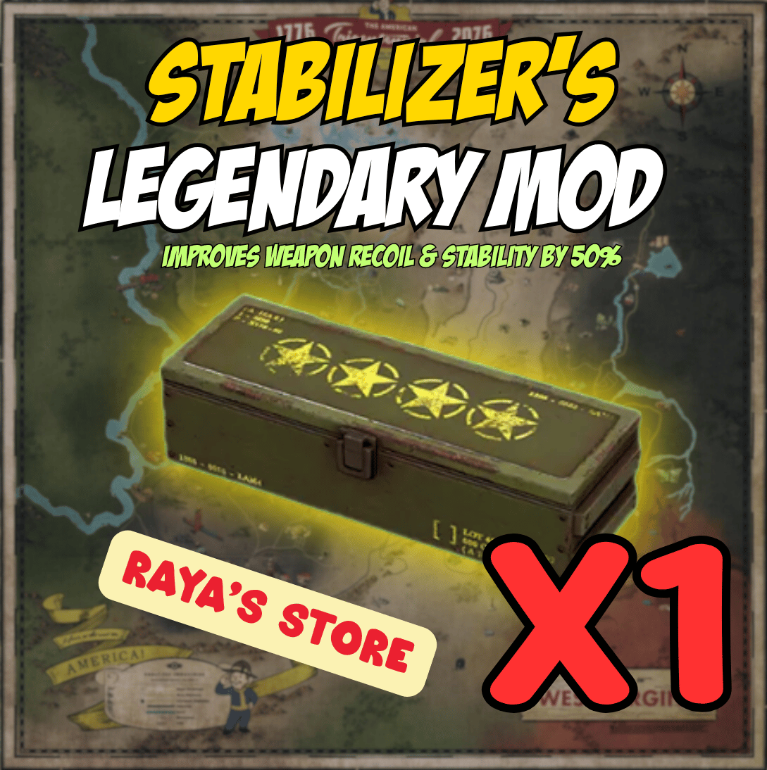 Buy Stabilizer's Legendary mod | S in FALLOUT 76 Items - Offer #269577617