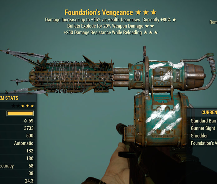 Buy [XBOX] Foundation's Vengeance in FALLOUT 76 Items Offer 2322317762