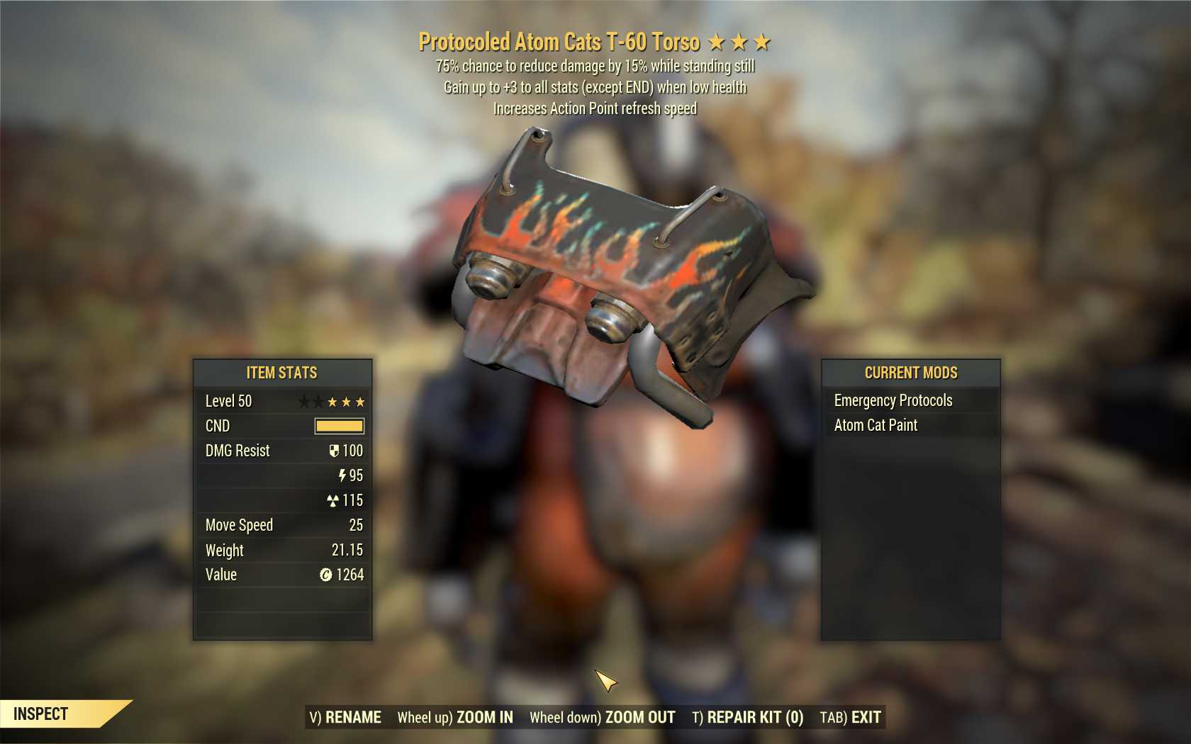 Buy [Legendary Power Armor] Unyiel in FALLOUT 76 Items - Offer #2629436311