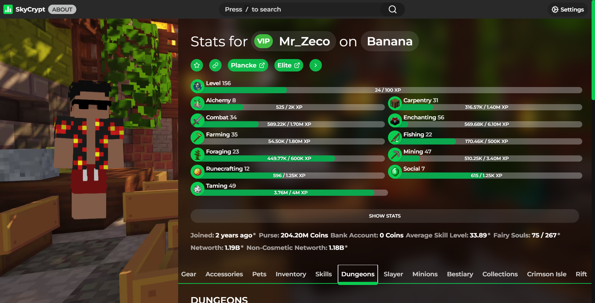 Buy VIP account Hotm 8, 22 million in MINECRAFT: HYPIXEL Profiles ...