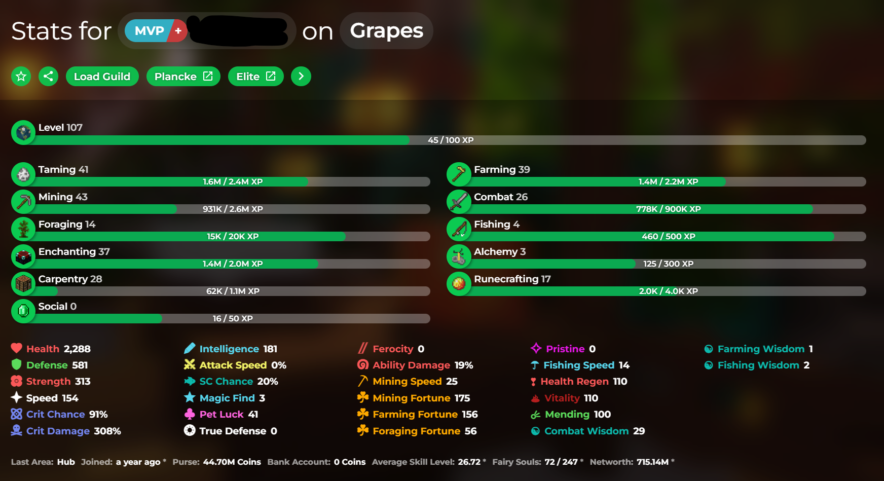 Buy MVP+ / 715M NW / Skill average in MINECRAFT: HYPIXEL Accounts ...