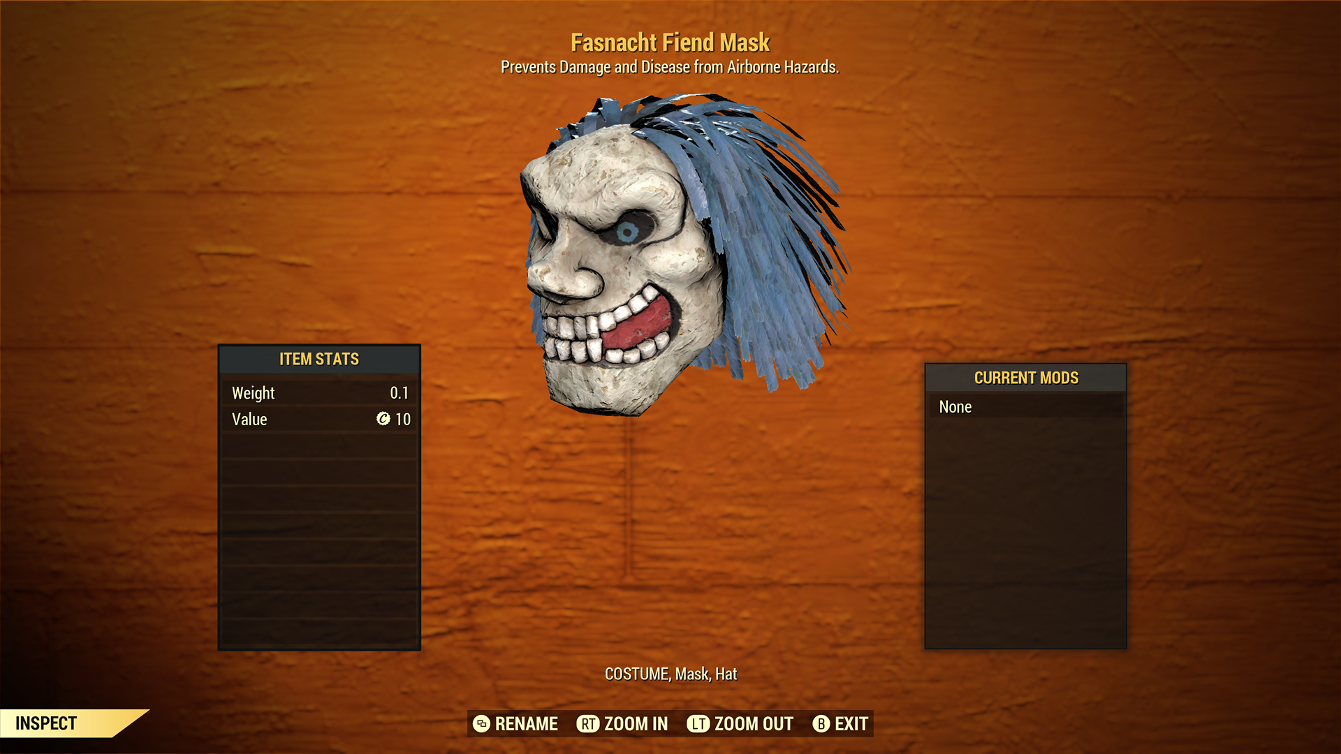 Buy [XBOX] Fasnacht Fiend Mask in FALLOUT 76 Items - Offer #2629973605