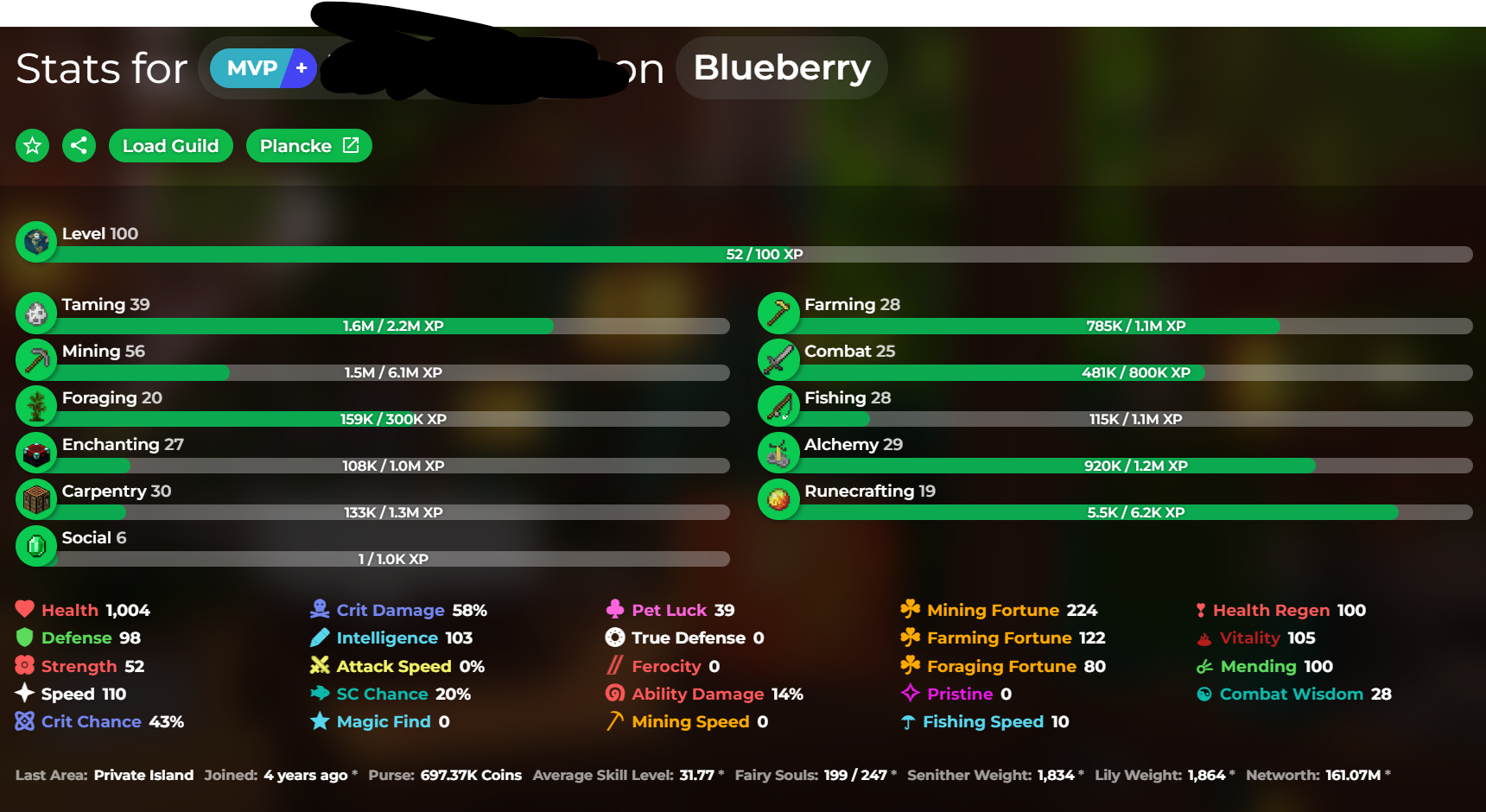 Buy MVP+ / 161M NW / Skill average in MINECRAFT: HYPIXEL Accounts ...
