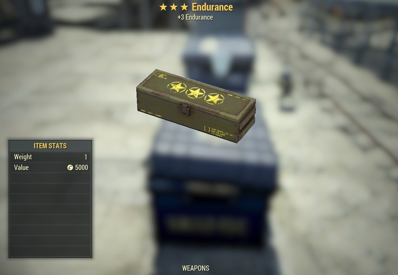 Buy ★★★Endurance [Mod Box] in FALLOUT 76 Items - Offer #254749647