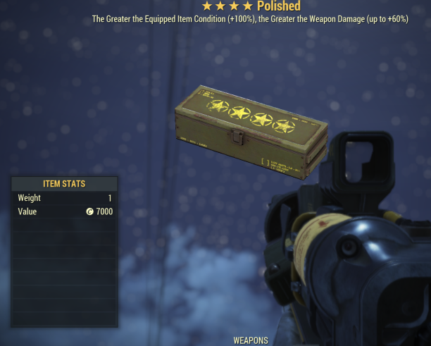 Buy Polished [4 Star Mod Box] in FALLOUT 76 Items - Offer #252444090
