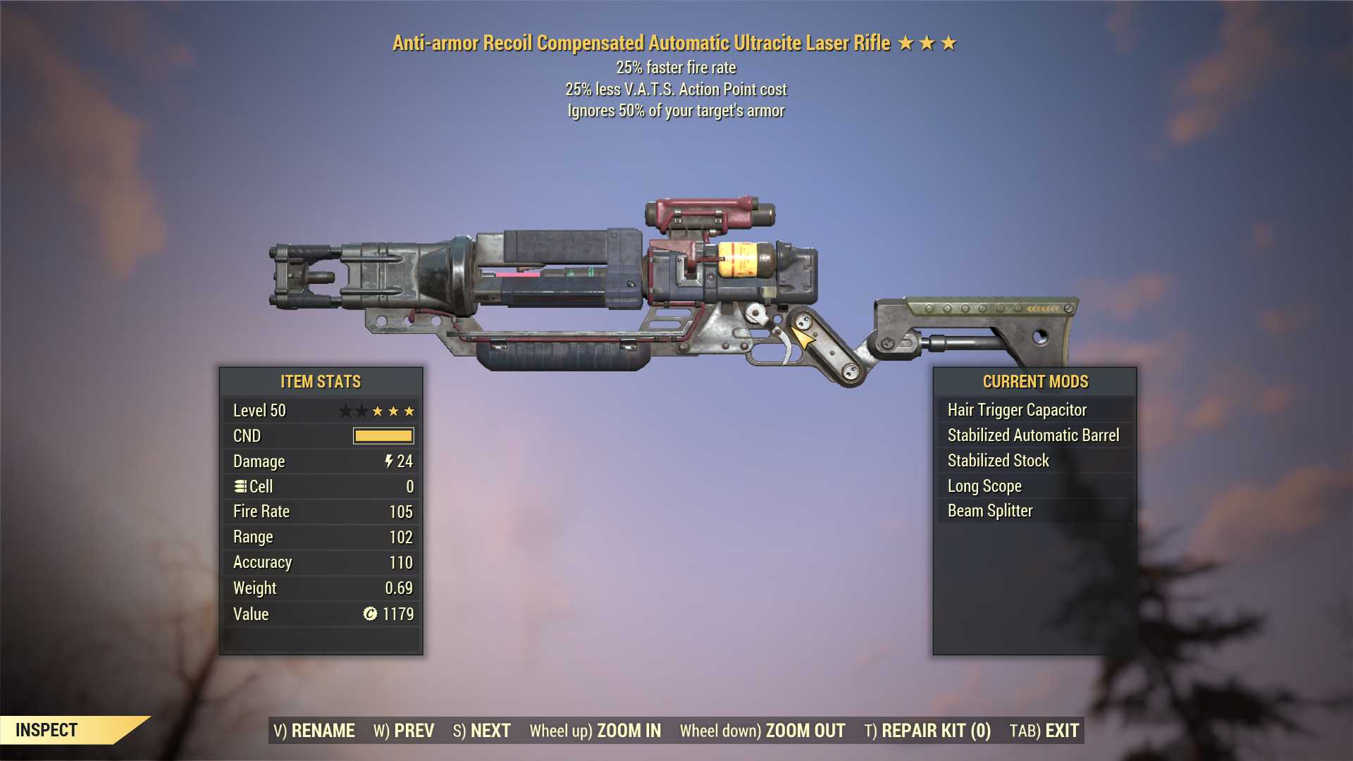 Buy Anti-Armor Ultracite Laser rif in FALLOUT 76 Items - Offer #2328610214