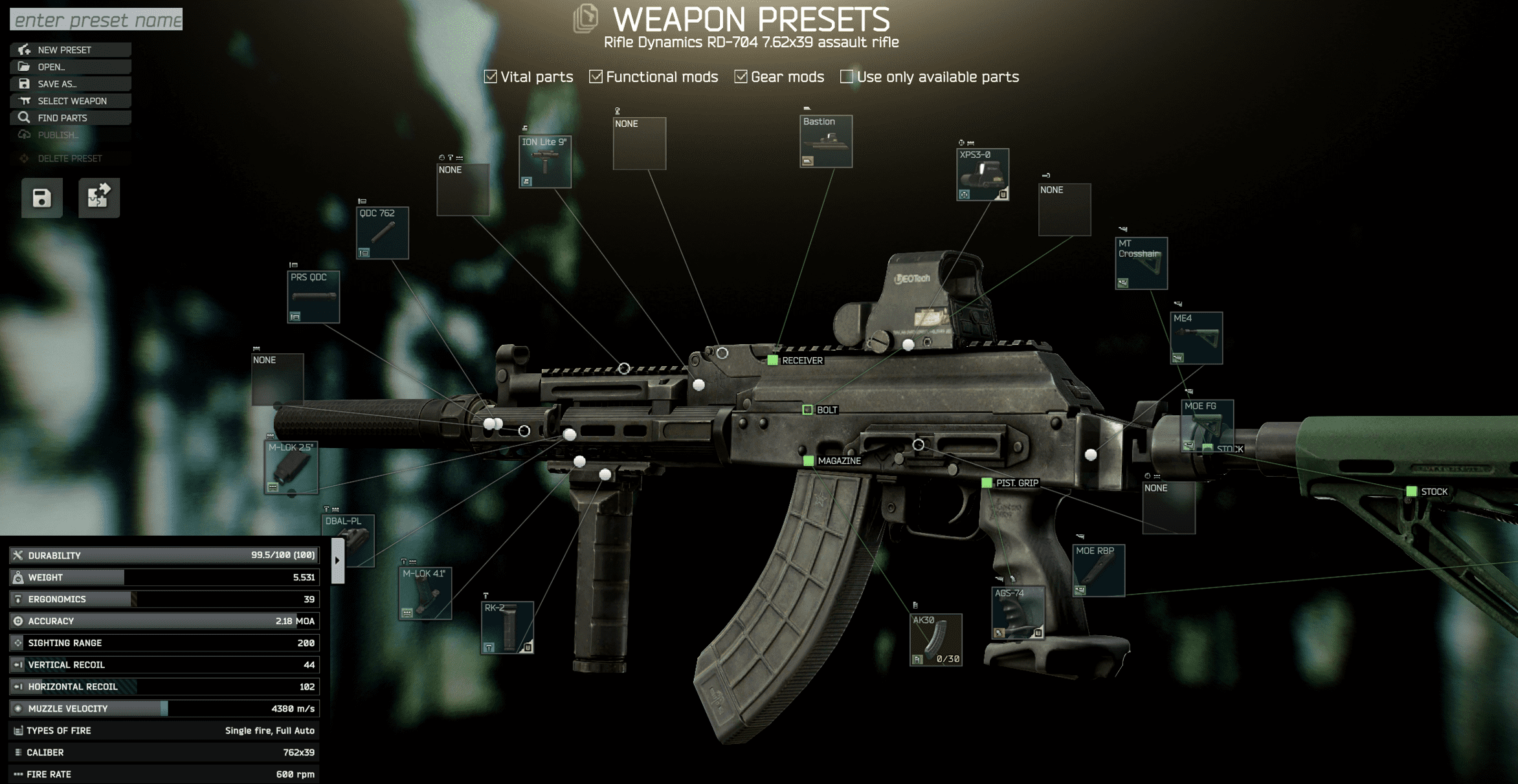 Buy META Rifle Dynamics RD-704 in ESCAPE FROM TARKOV Items - Offer ...