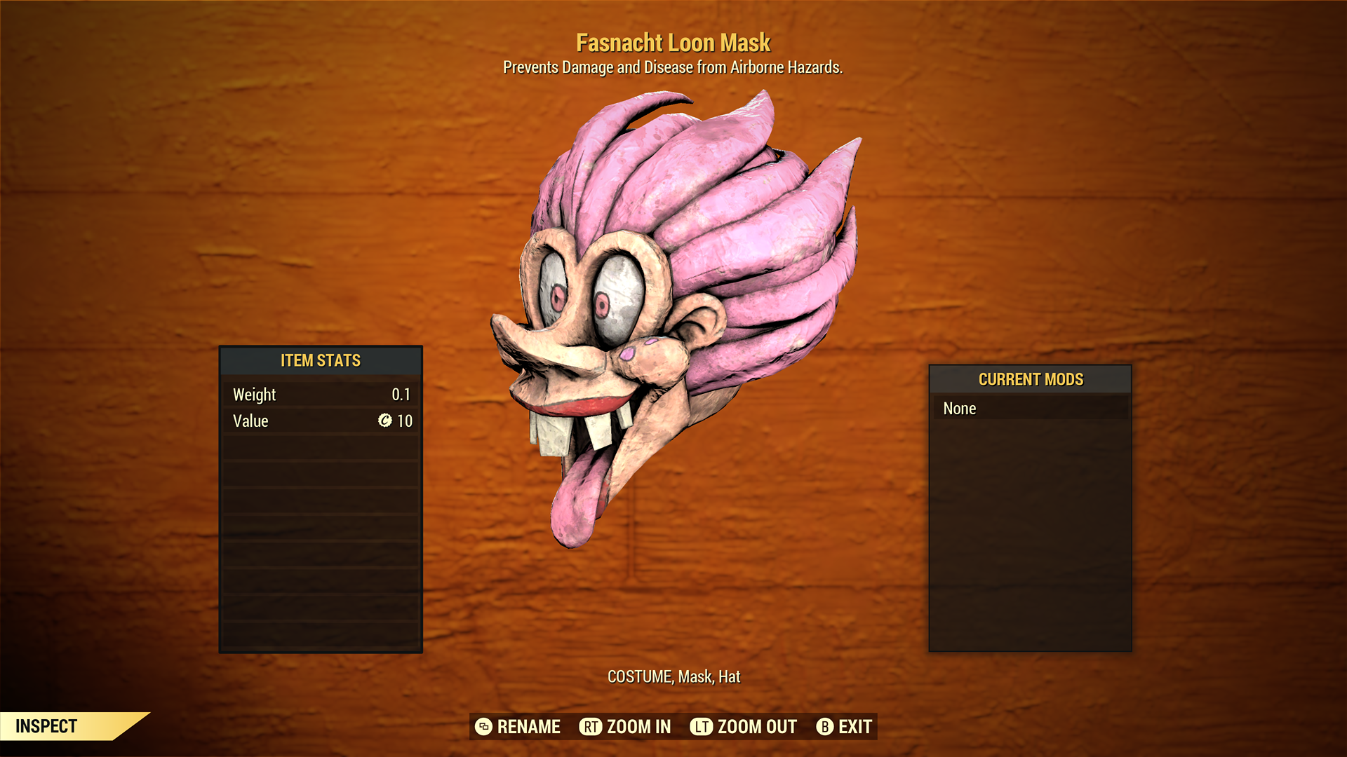 Buy [XBOX] Fasnacht Loon Mask in FALLOUT 76 Items - Offer #2610430698