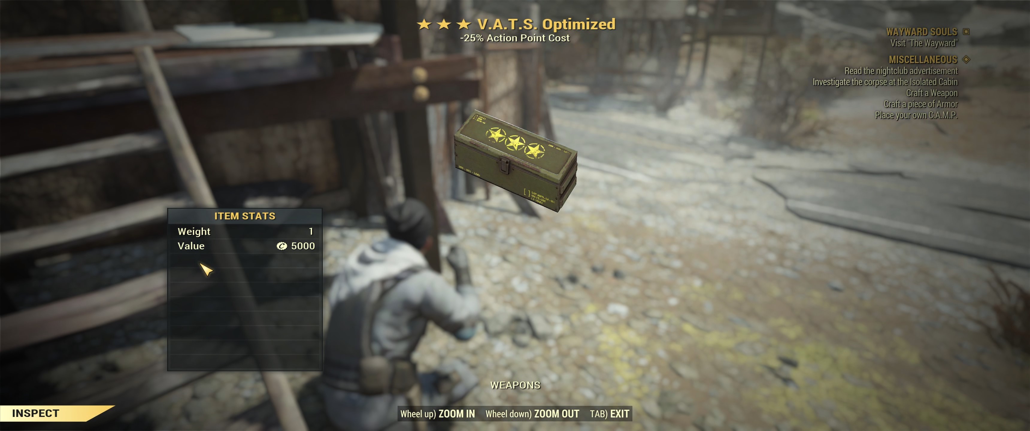 Buy VATS Optimized Legendary Mod B in FALLOUT 76 Items - Offer #2512818077