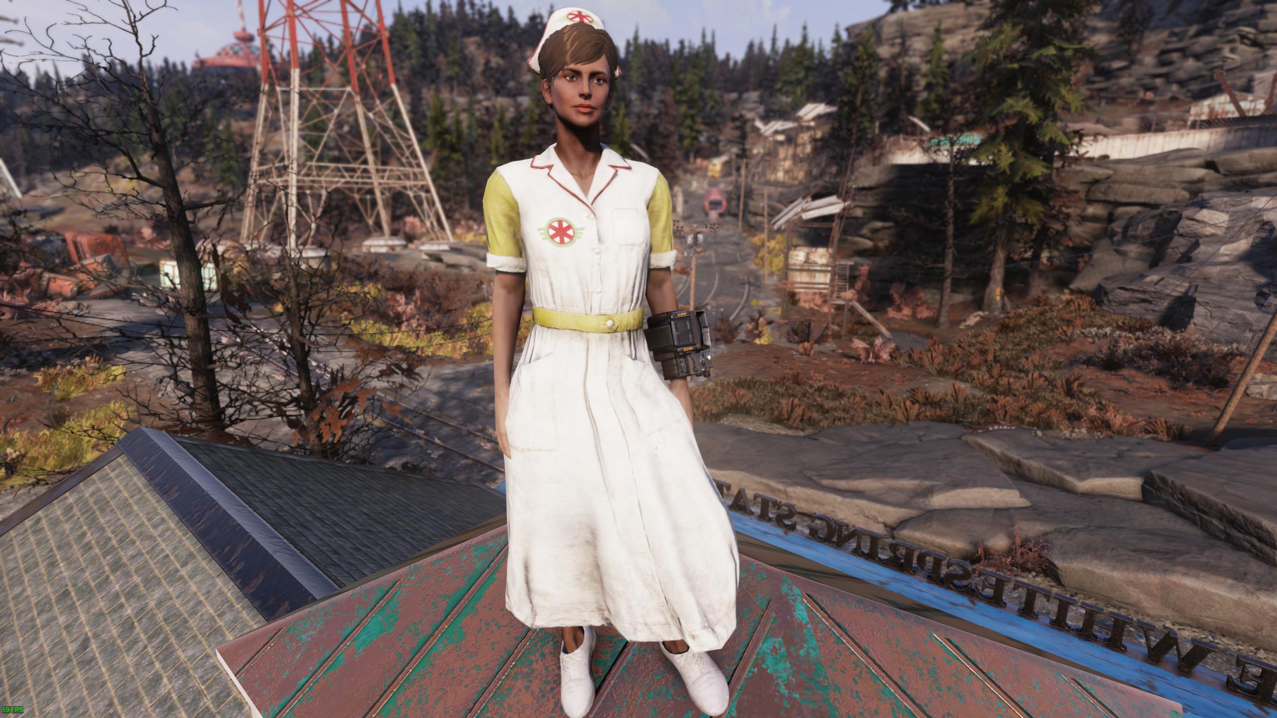 Buy Asylum Worker Uniform Yellow + In Fallout 76 Items - Offer #2415377028