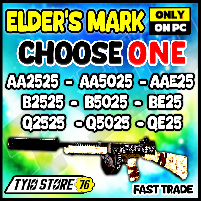 Buy [ Fallout 76 ] x1 ELDERS Mark in FALLOUT 76 Items - Offer #2611228731